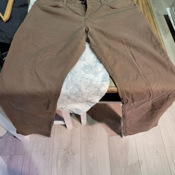 Brown flat front pants - Picture 2 of 3